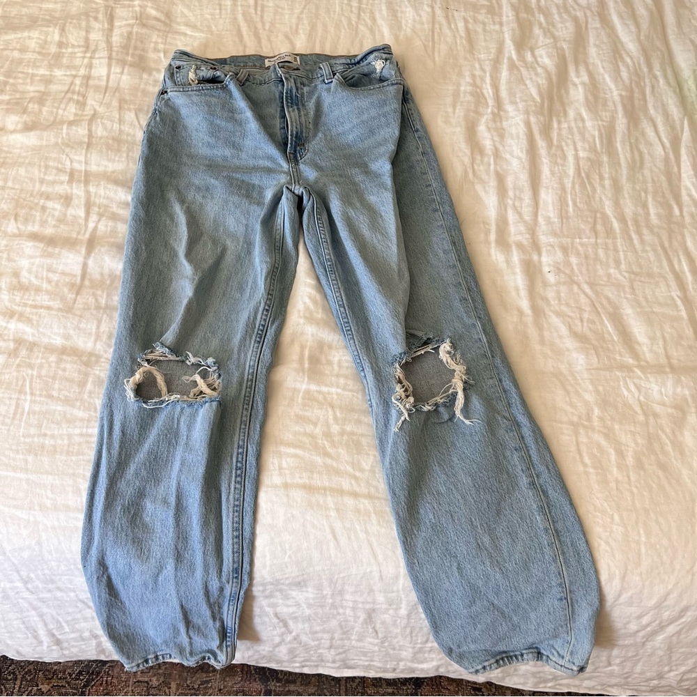 Abercrombie ultra high rise 90s jeans